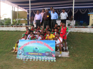Football in Stewart School Sukinda